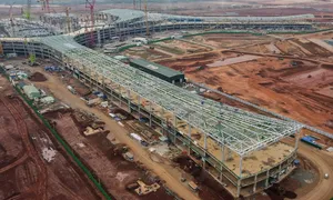 Lợp mái nhà ga sân bay Long Thành Lợp mái nhà ga sân bay Long Thành